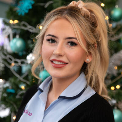 Clinical Care Practitioner and former Coleg Menai student Erin Jones